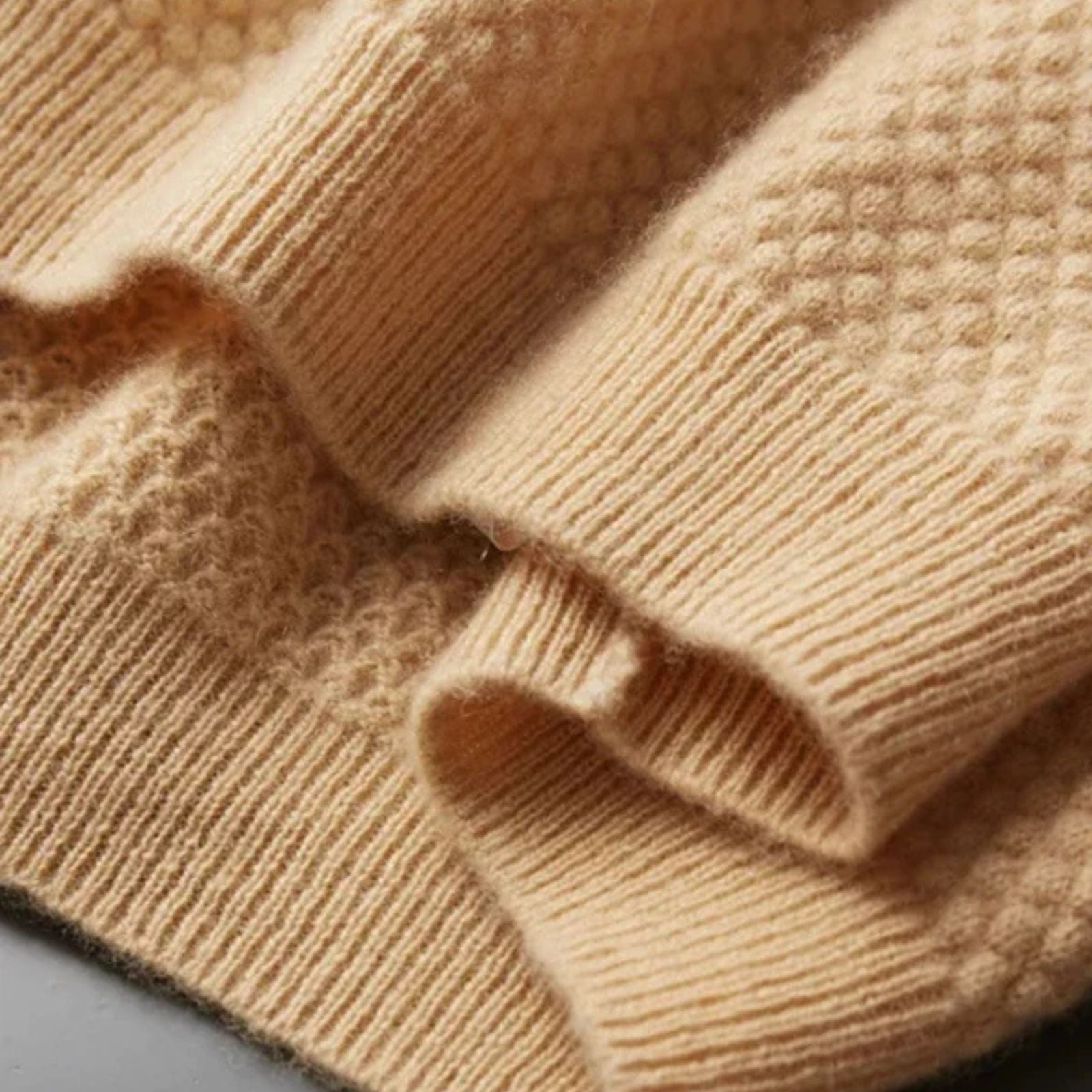 The Sorrento Two-Tone Cashmere Polo