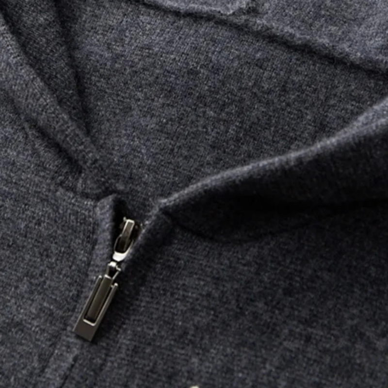 The Marais Cashmere Zip Hoodie