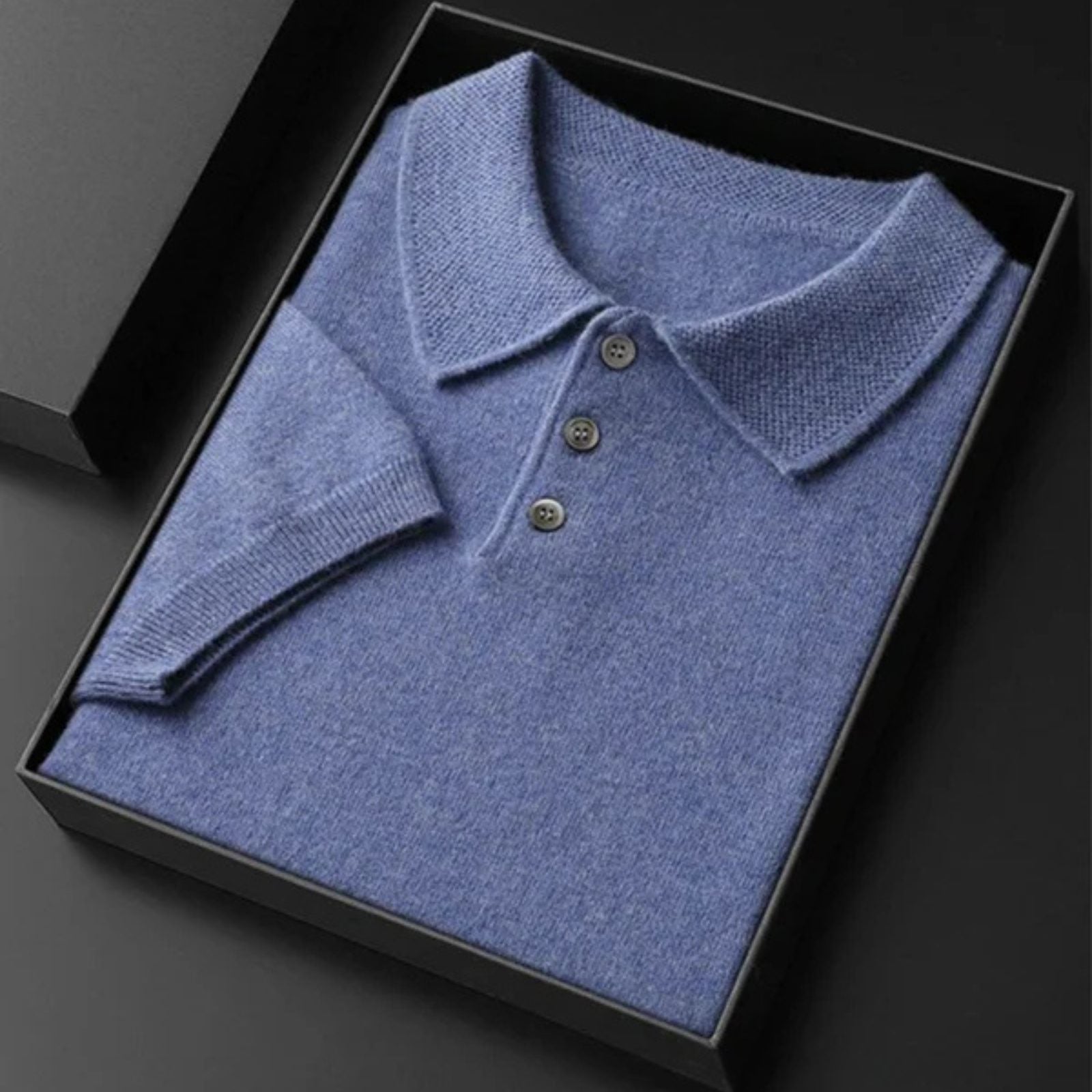 The Geneva Cashmere Short Sleeve Polo