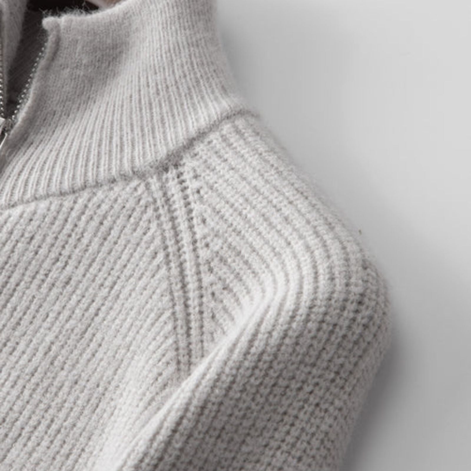 The Sorrento Wool Zipper Vest