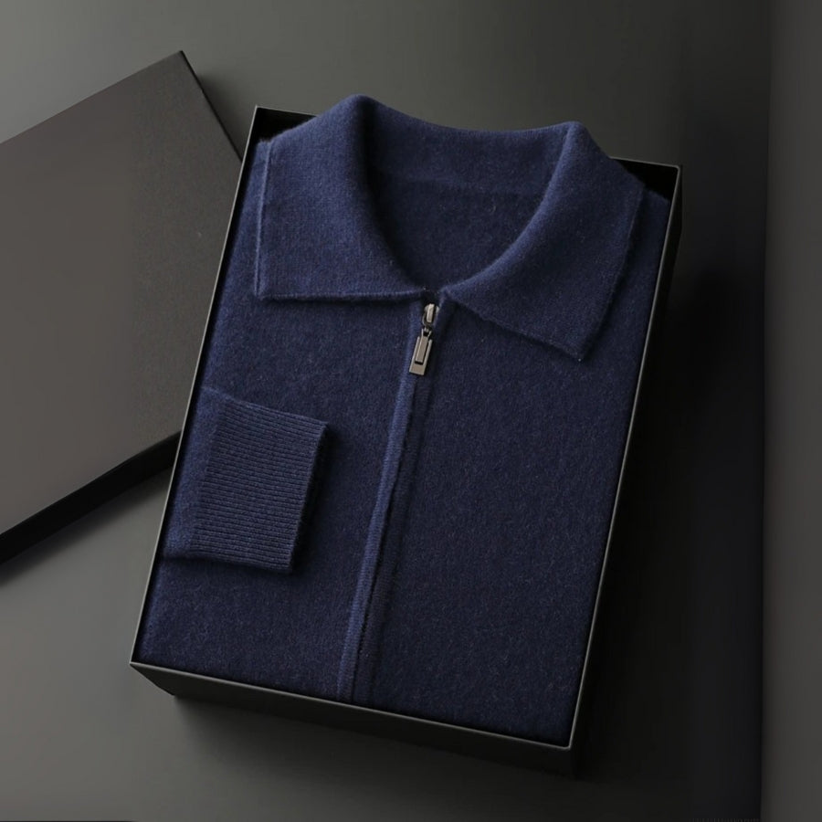 The Montreux Cashmere Zip Jacket