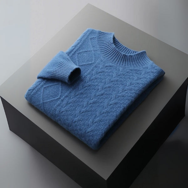 The Amalfi Merino Wool Cable Crew