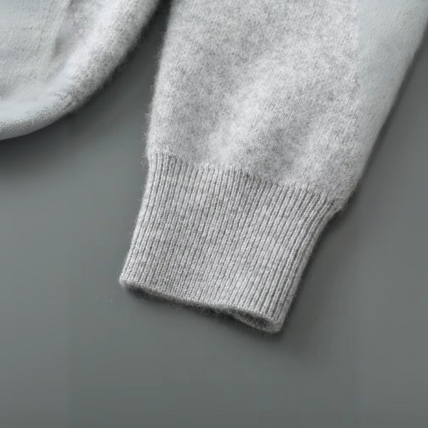The Geneva Cashmere Zip Knit