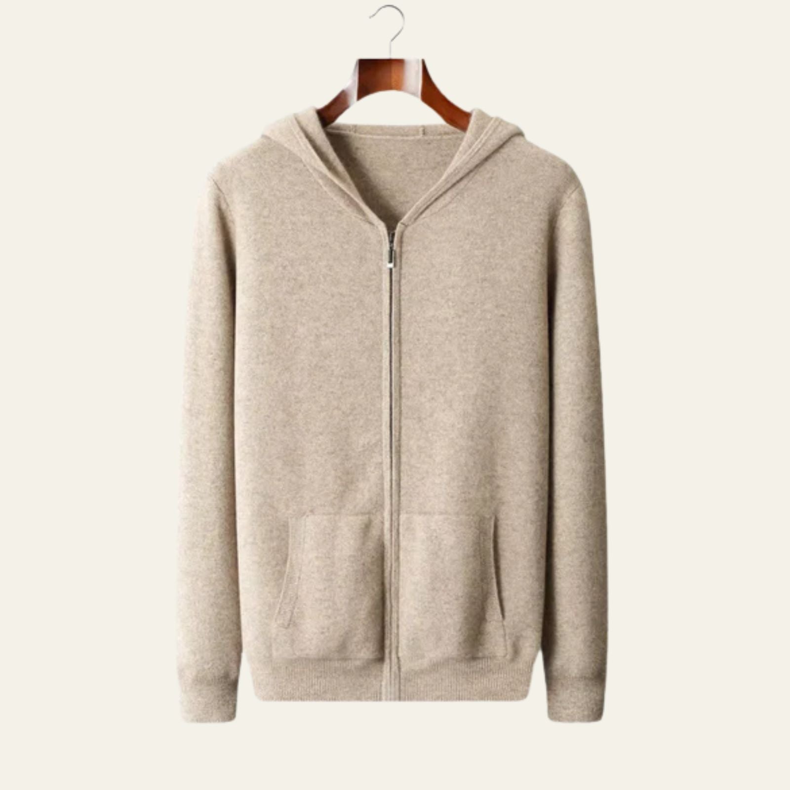 The Davos Merino Wool Zipper Hoodie