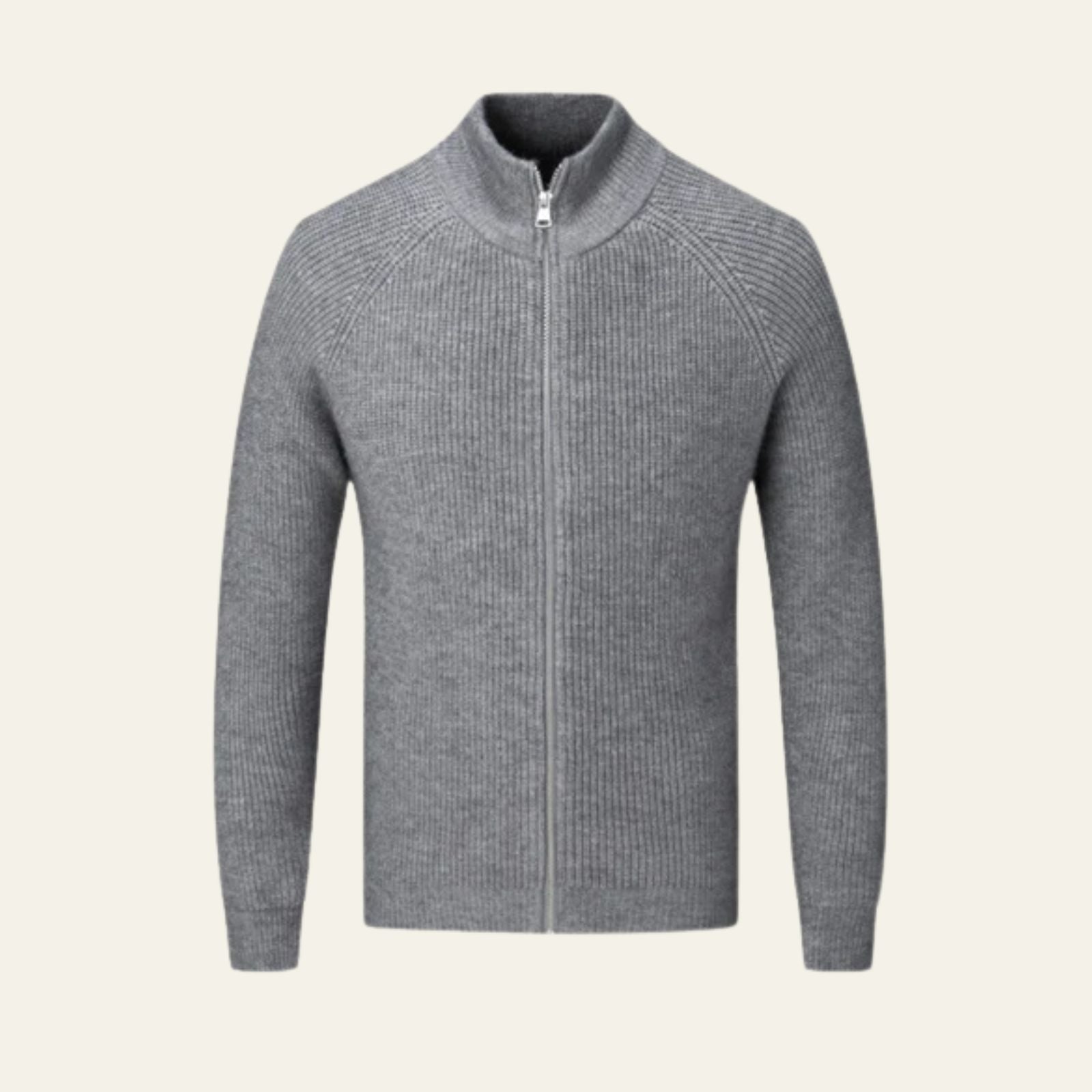 The Sorrento Wool Zipper Vest