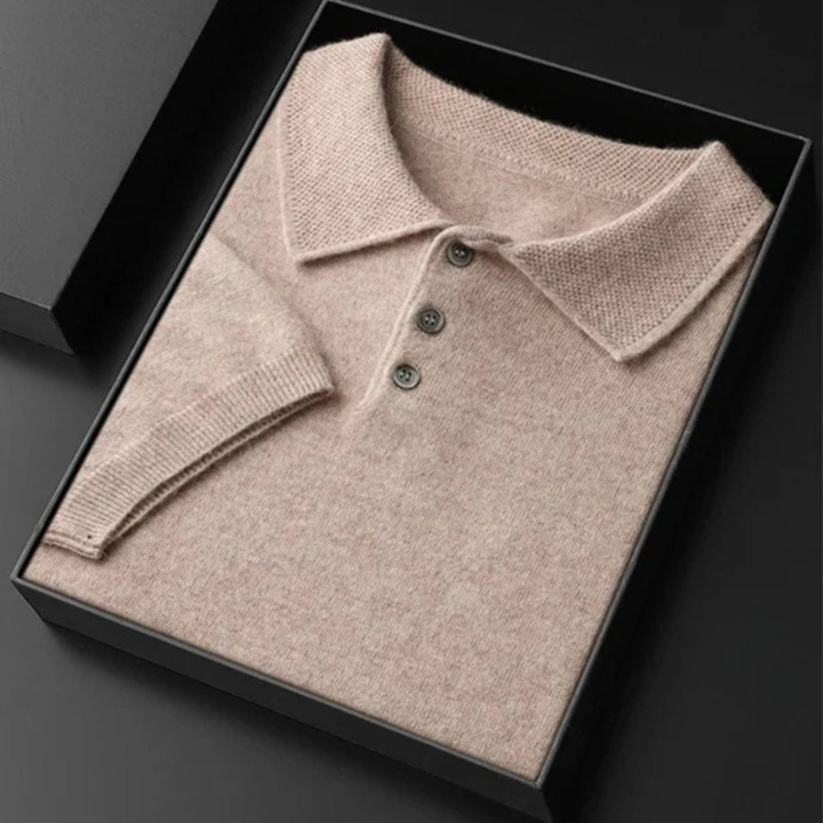The Geneva Cashmere Short Sleeve Polo