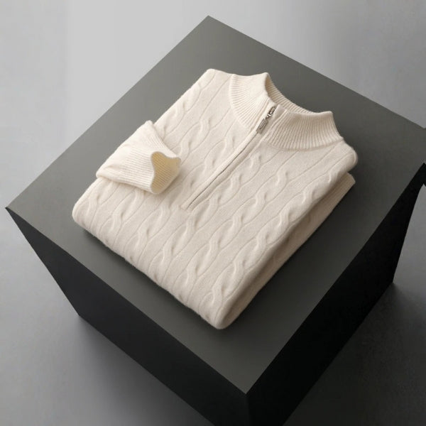The Geneva Merino Wool Quarter Zip