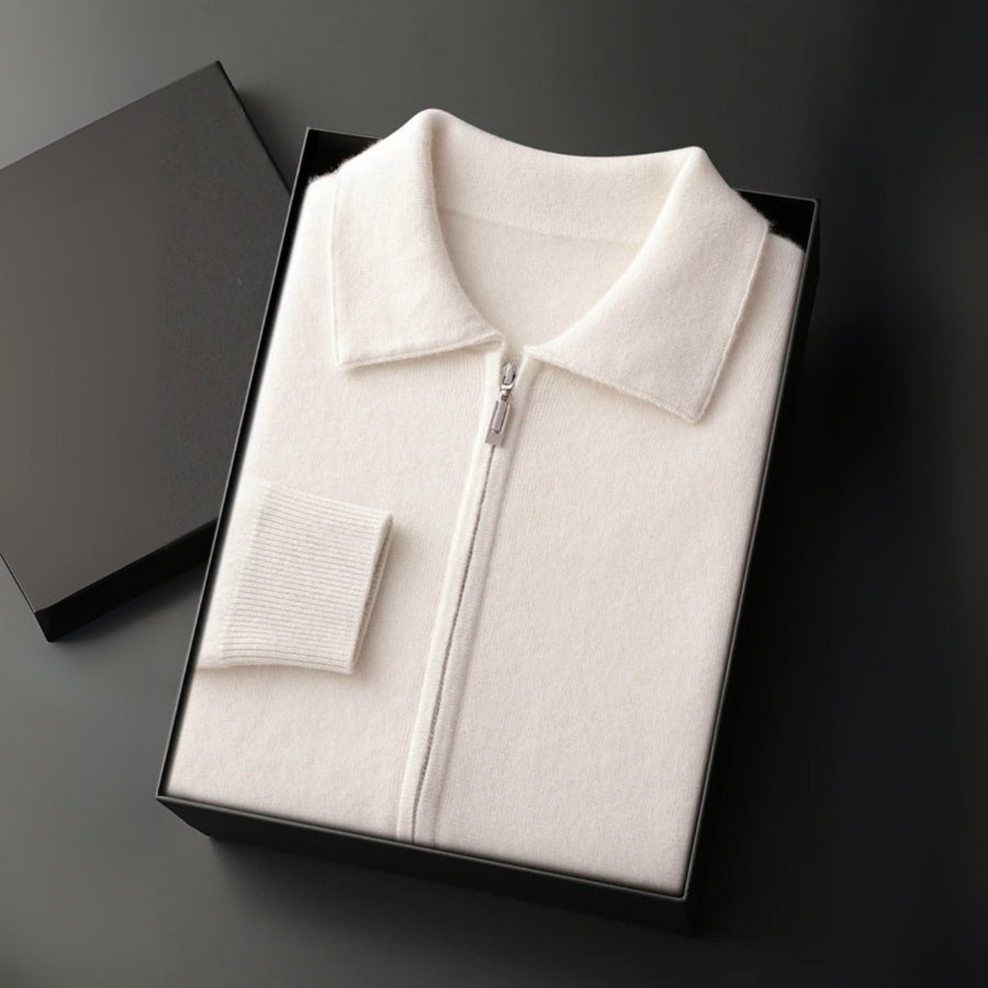 The Montreux Cashmere Zip Jacket
