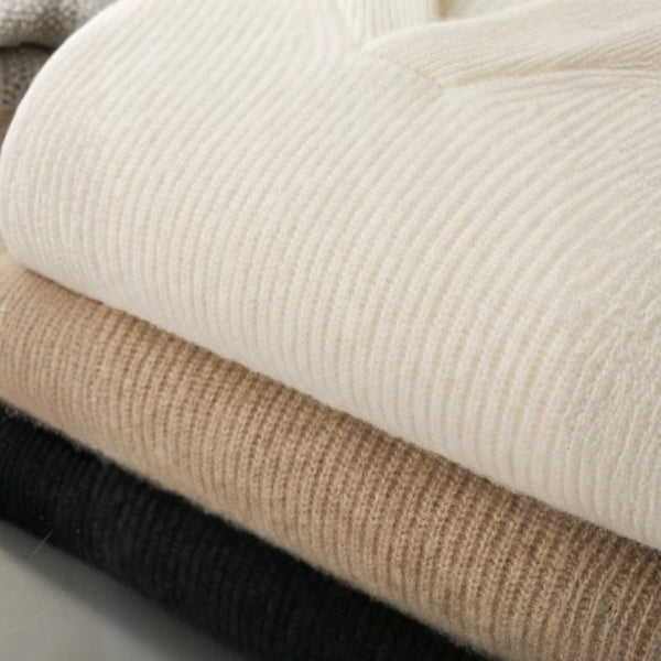The Belluno Cashmere V-Neck Sweater