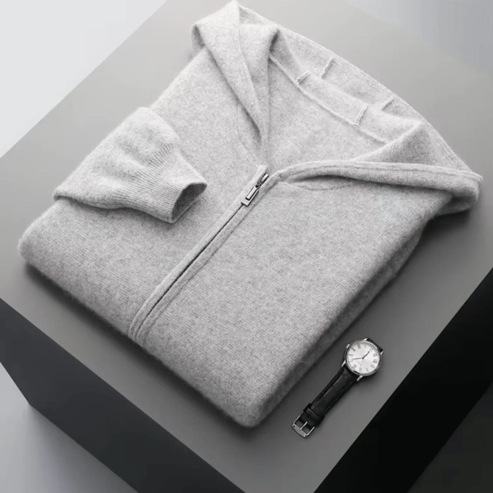 The Lucerne Merino Wool Zip-Up Comfort Set