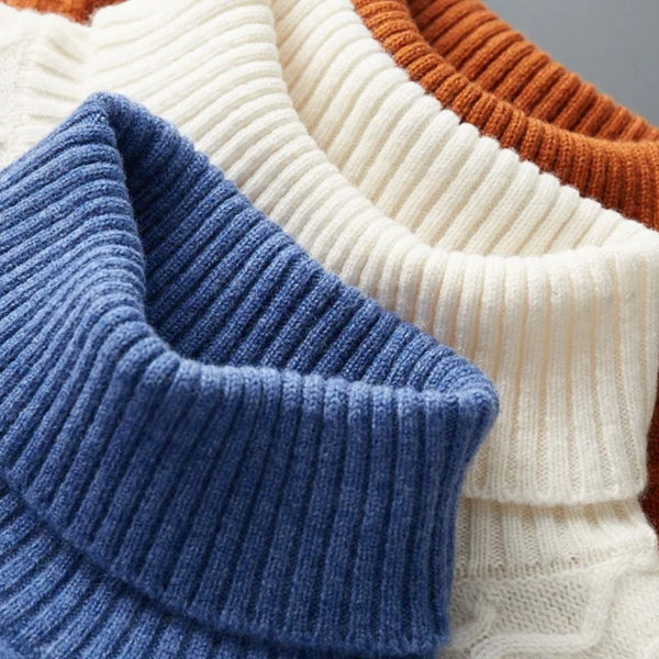 The St. Moritz Merino Wool Cable Turtleneck