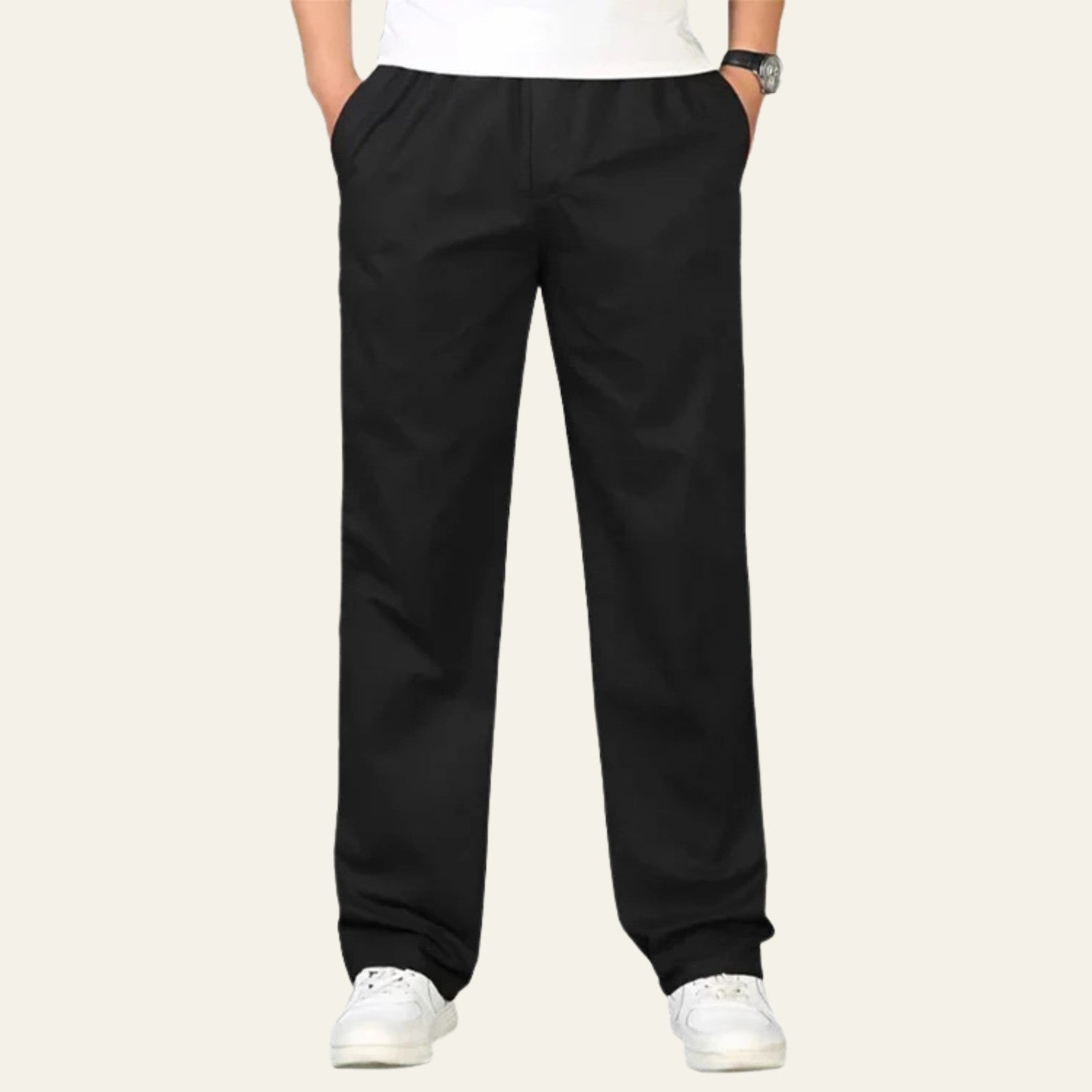 The Napoli Cotton–Linen Pantalon