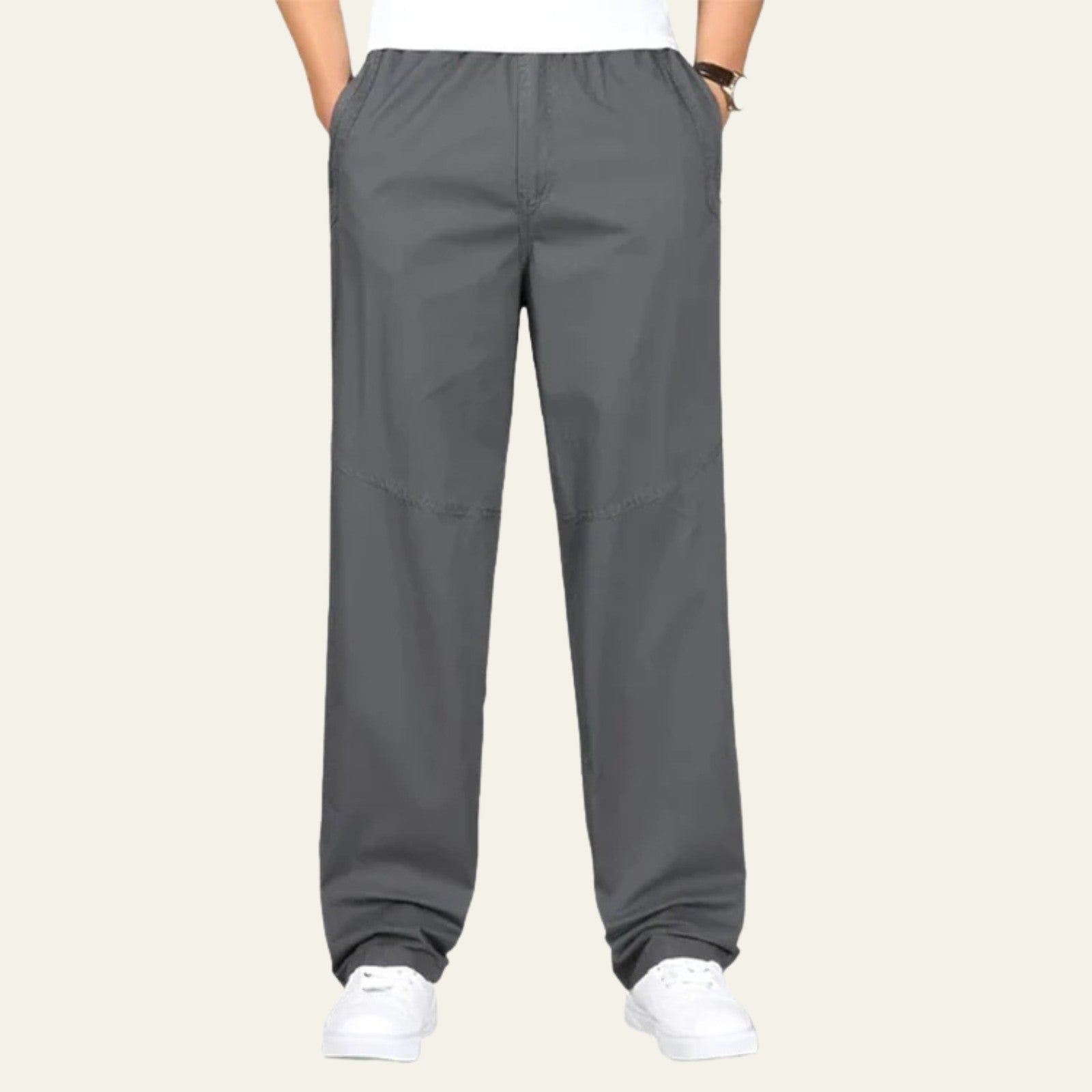 The Napoli Cotton–Linen Pantalon