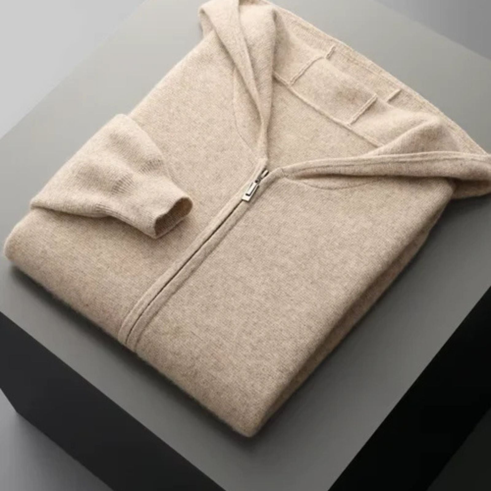 The Davos Merino Wool Zipper Hoodie