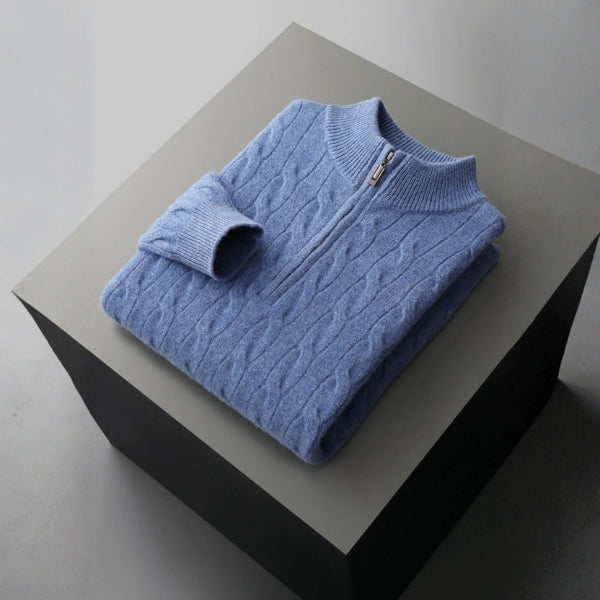 The Geneva Merino Wool Quarter Zip