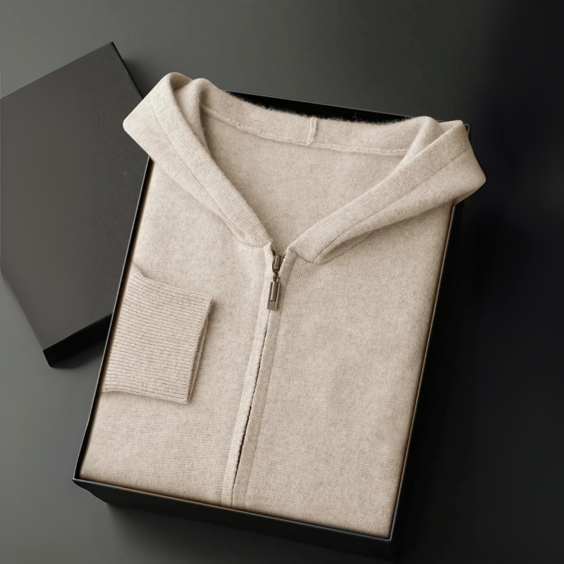 The Marais Cashmere Zip Hoodie