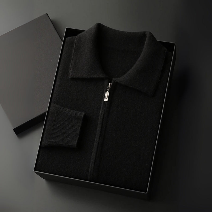 The Montreux Cashmere Zip Jacket