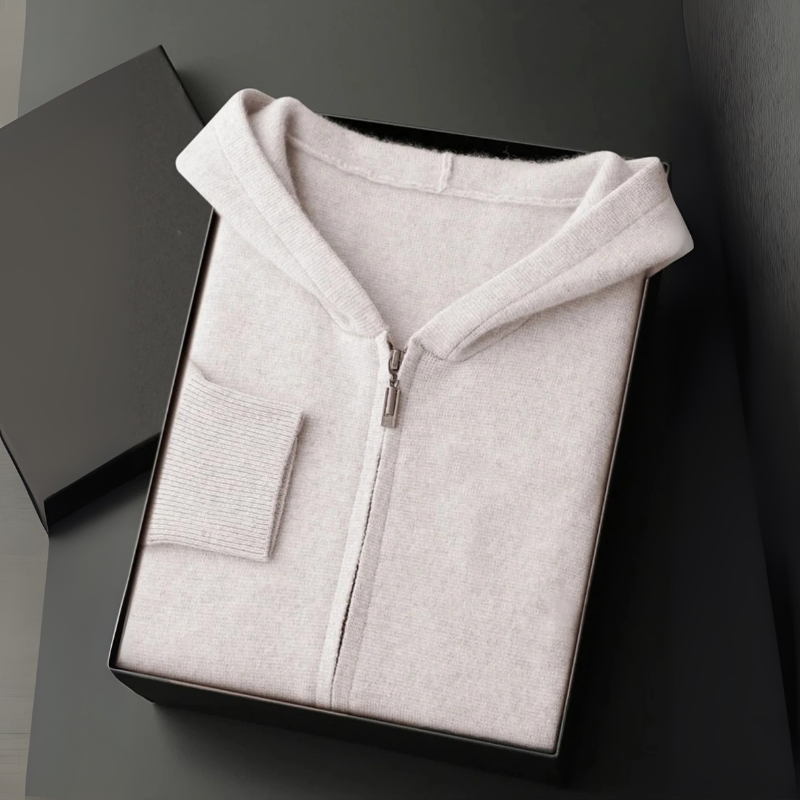 The Marais Cashmere Zip Hoodie