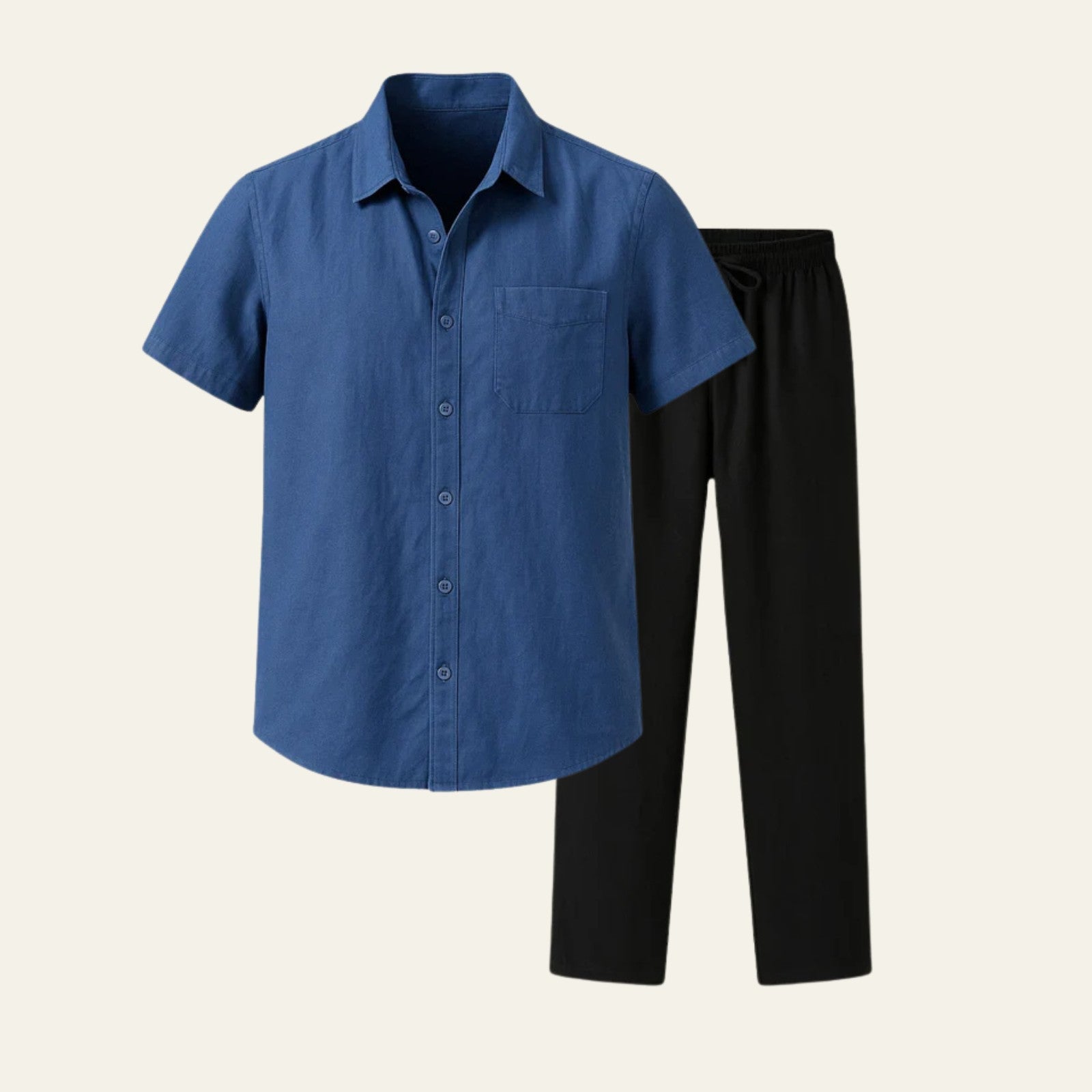The Amalfi Linen Slim Pantalon Set