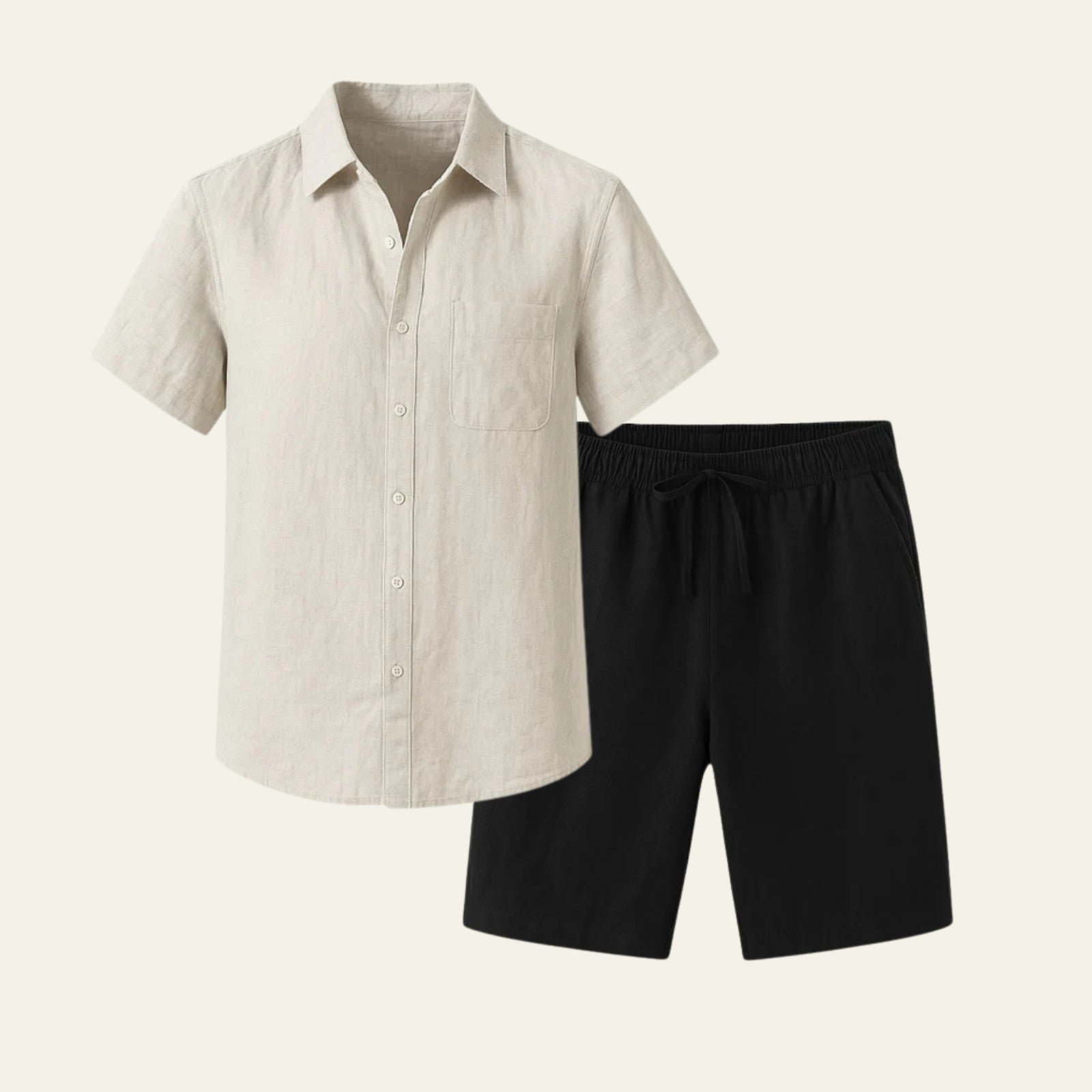 The Cap d’Antibes Linen Tailored Ensemble