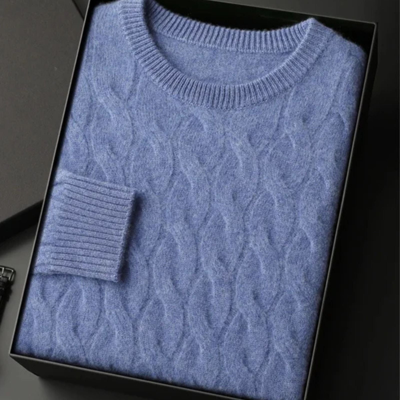 The St. Moritz Cashmere Cable Knit Sweater