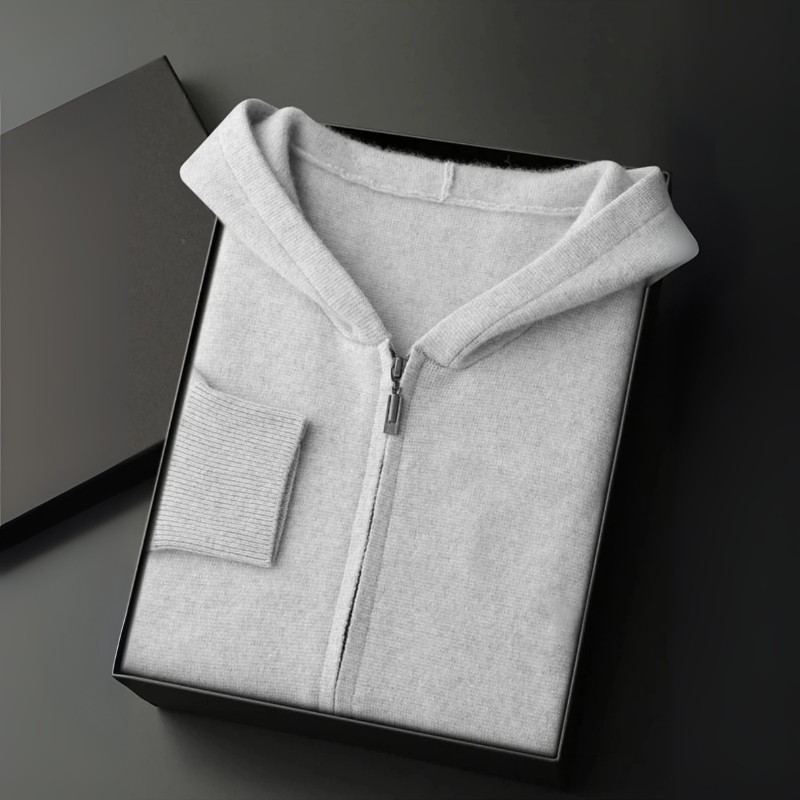 The Marais Cashmere Zip Hoodie