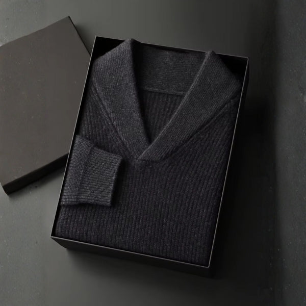 The Belluno Cashmere V-Neck Sweater