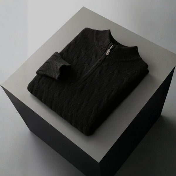 The Geneva Merino Wool Quarter Zip