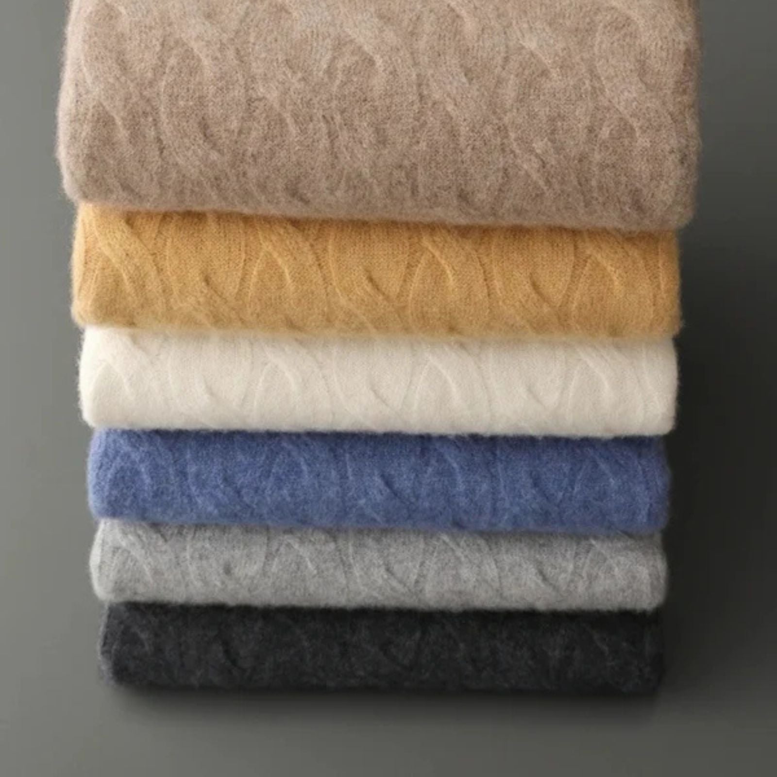 The St. Moritz Cashmere Cable Knit Sweater