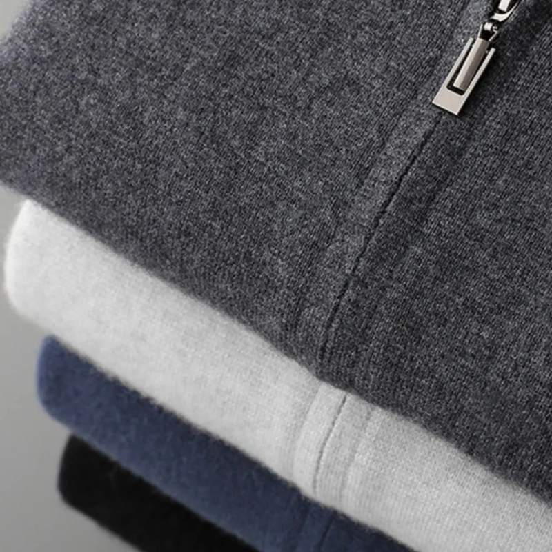 The Marais Cashmere Zip Hoodie