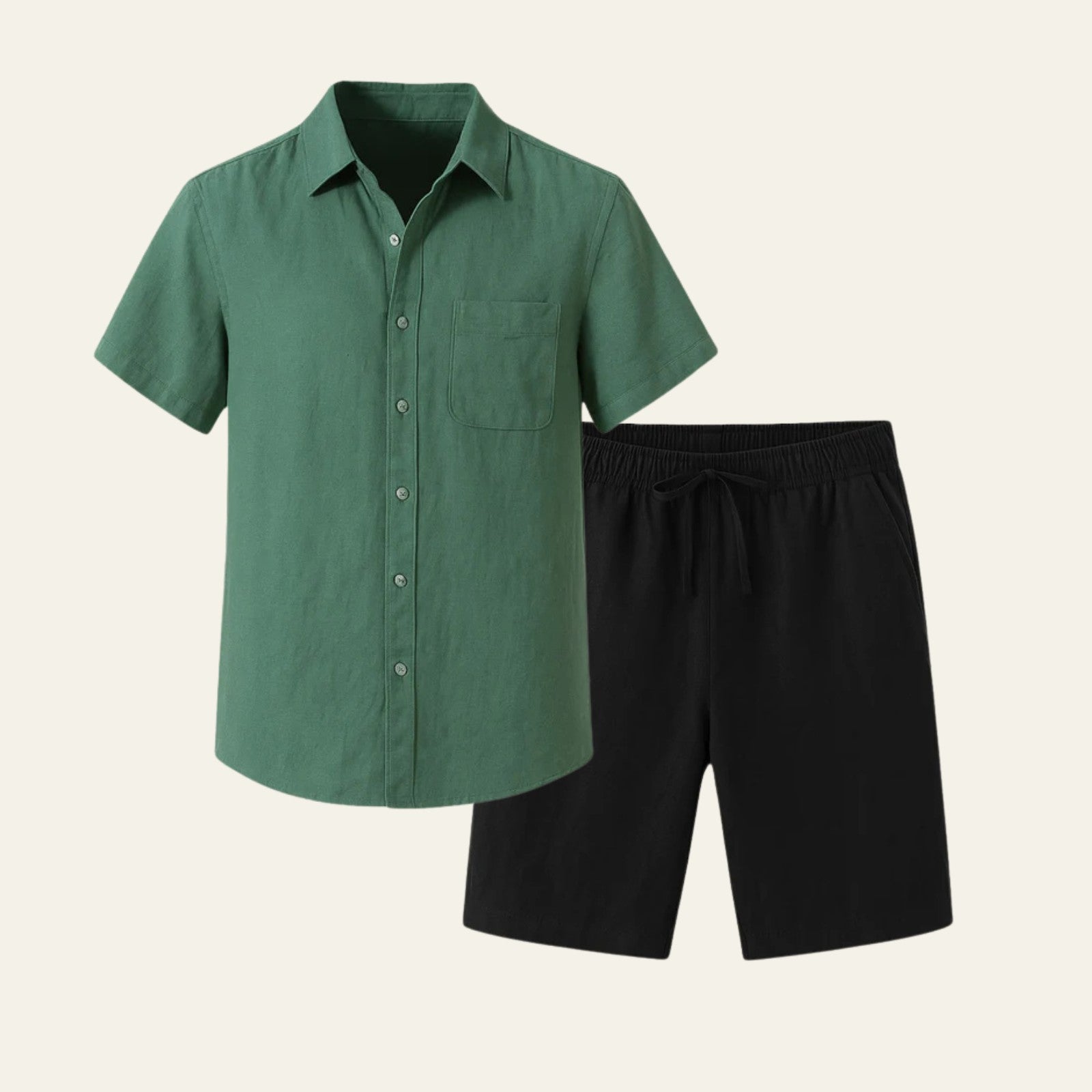 The Cap d’Antibes Linen Tailored Ensemble