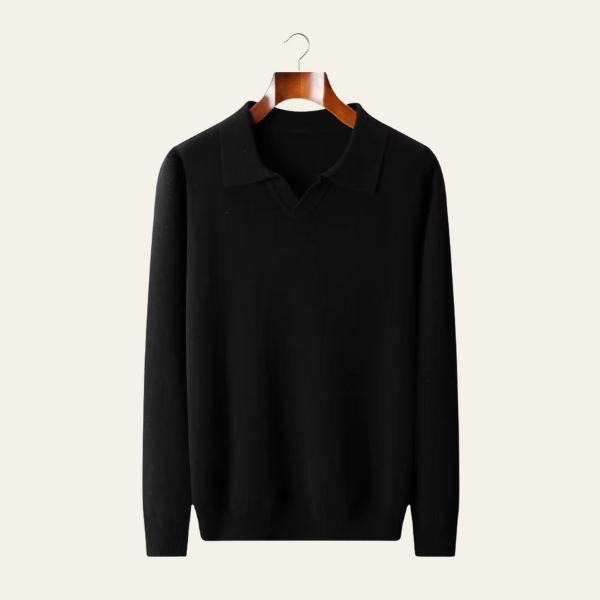 The Florence Merino Wool Polo Sweater