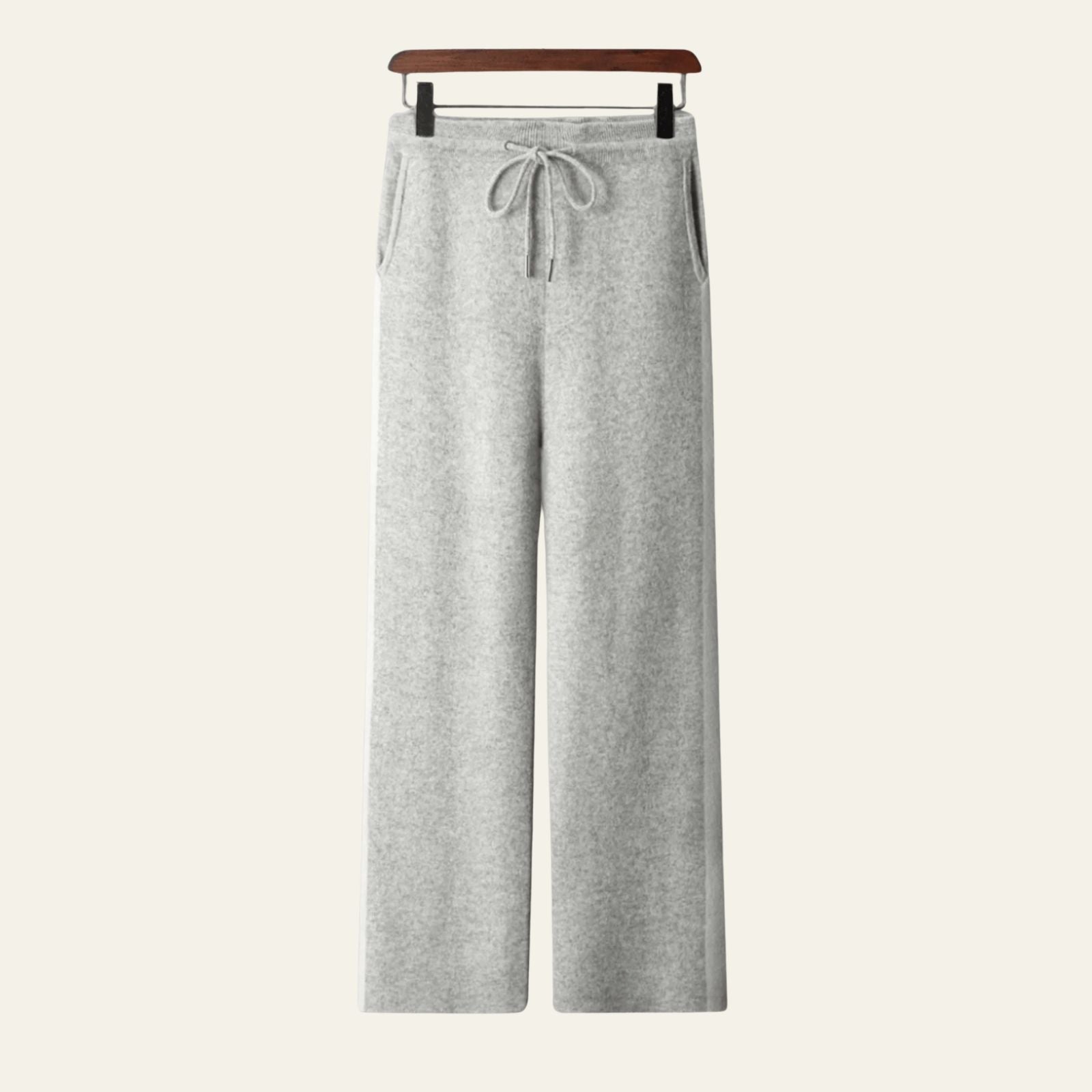 The Riviera Merino Wool Striped Straight-Leg Pant