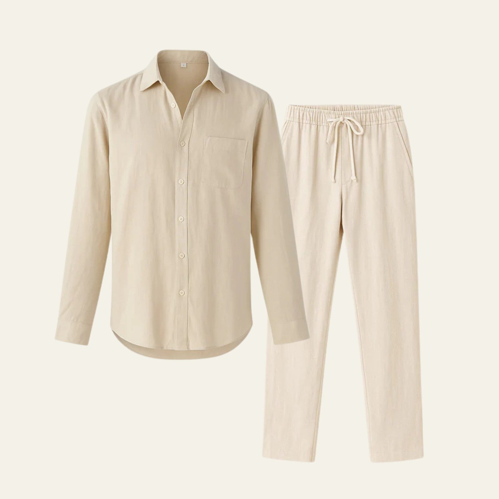 The Marrakech Linen Tailored Trousers Set