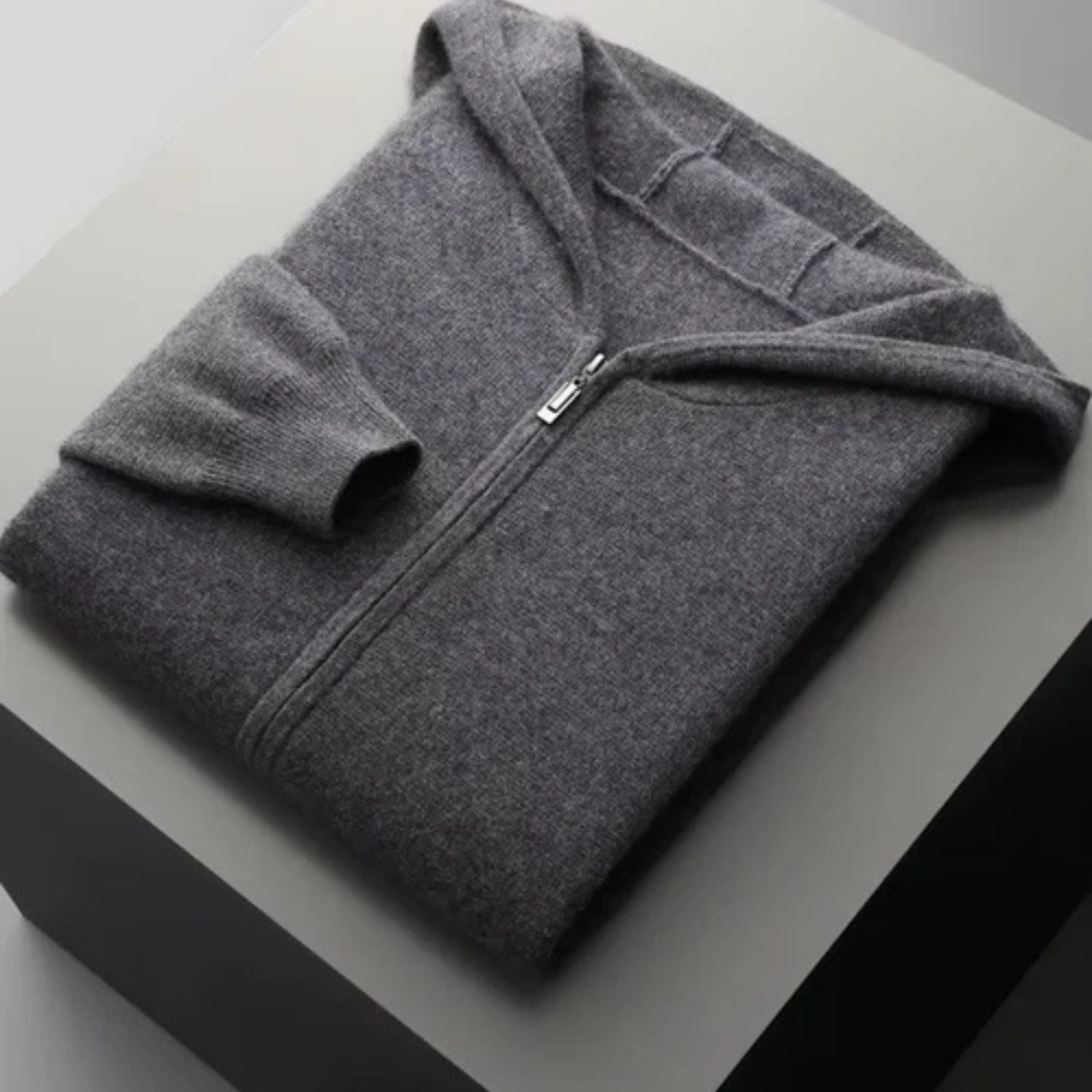The Davos Merino Wool Zipper Hoodie