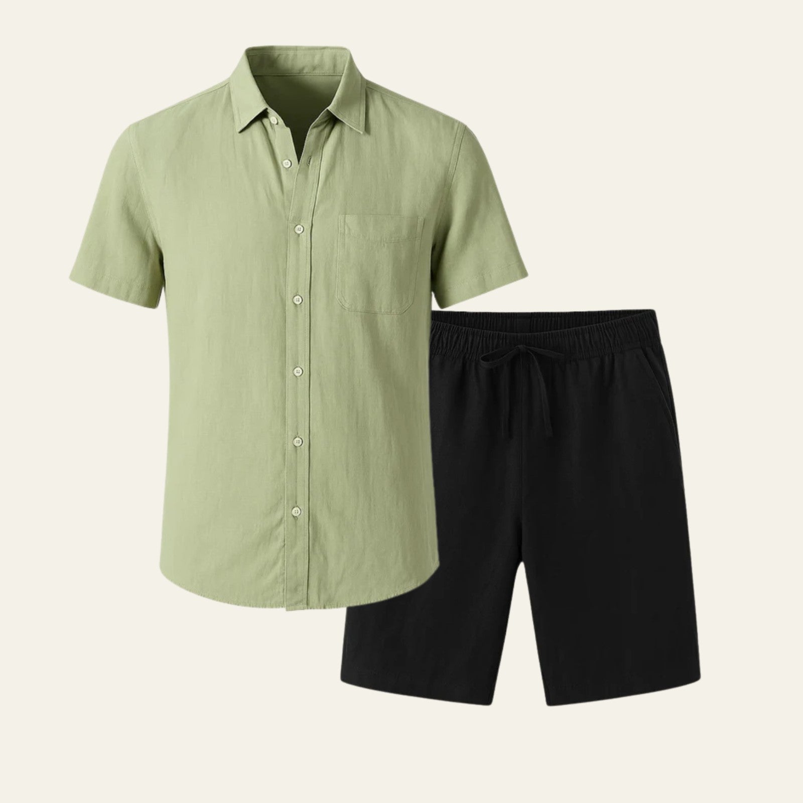 The Cap d’Antibes Linen Tailored Ensemble