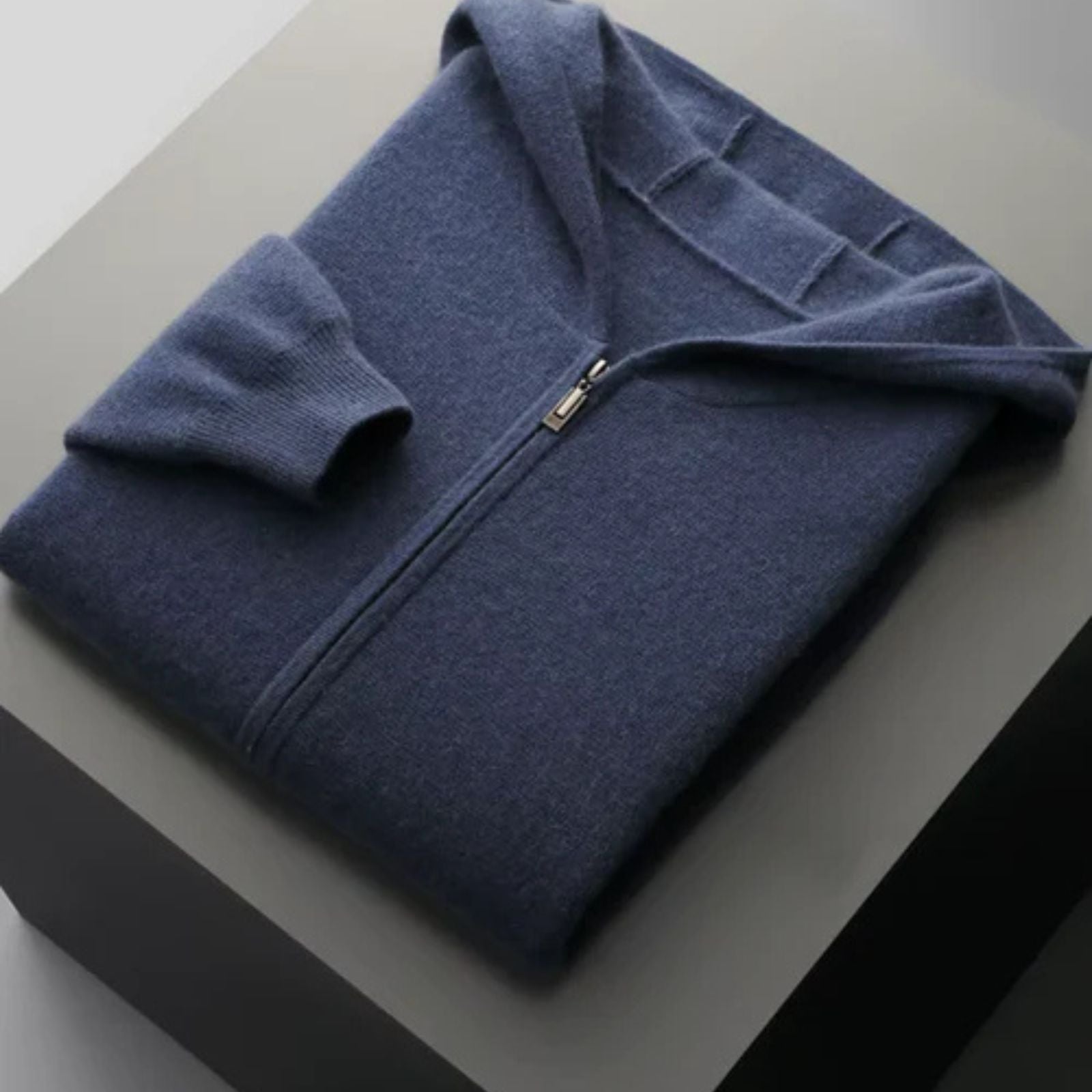 The Davos Merino Wool Zipper Hoodie
