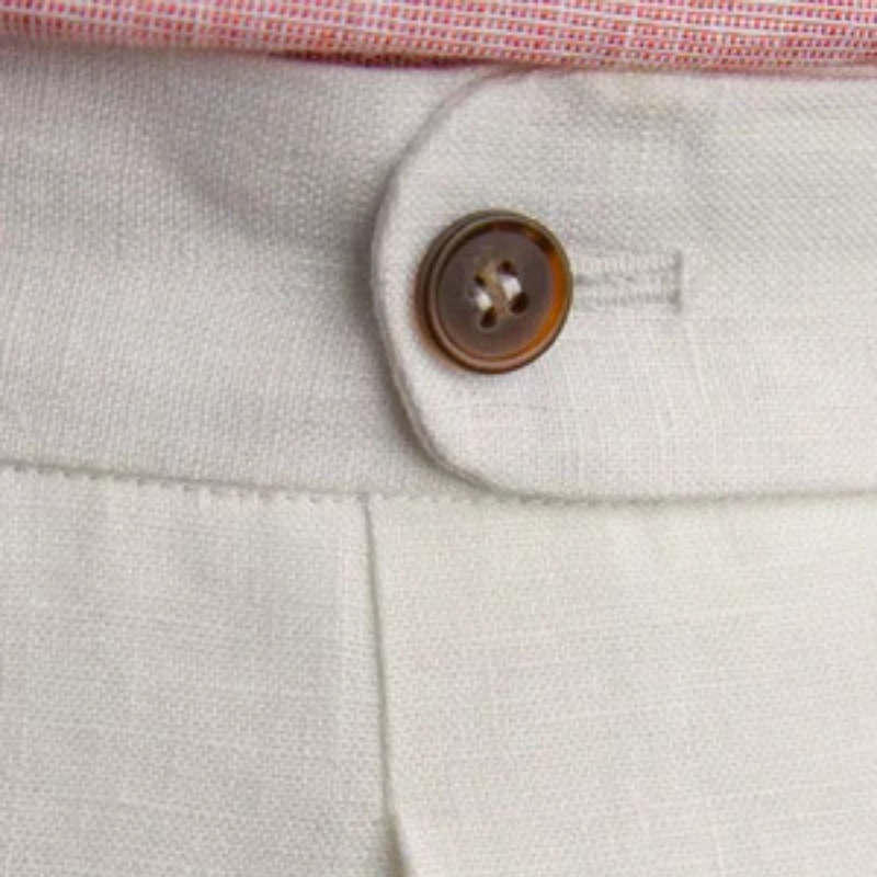 The Positano Linen Pleated Trouser