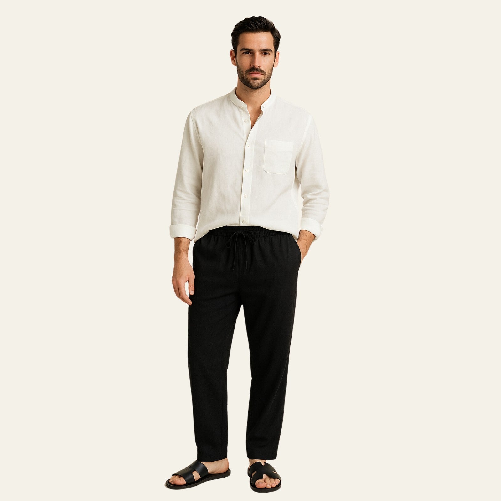 The Havana Linen Slim Pantalon Set