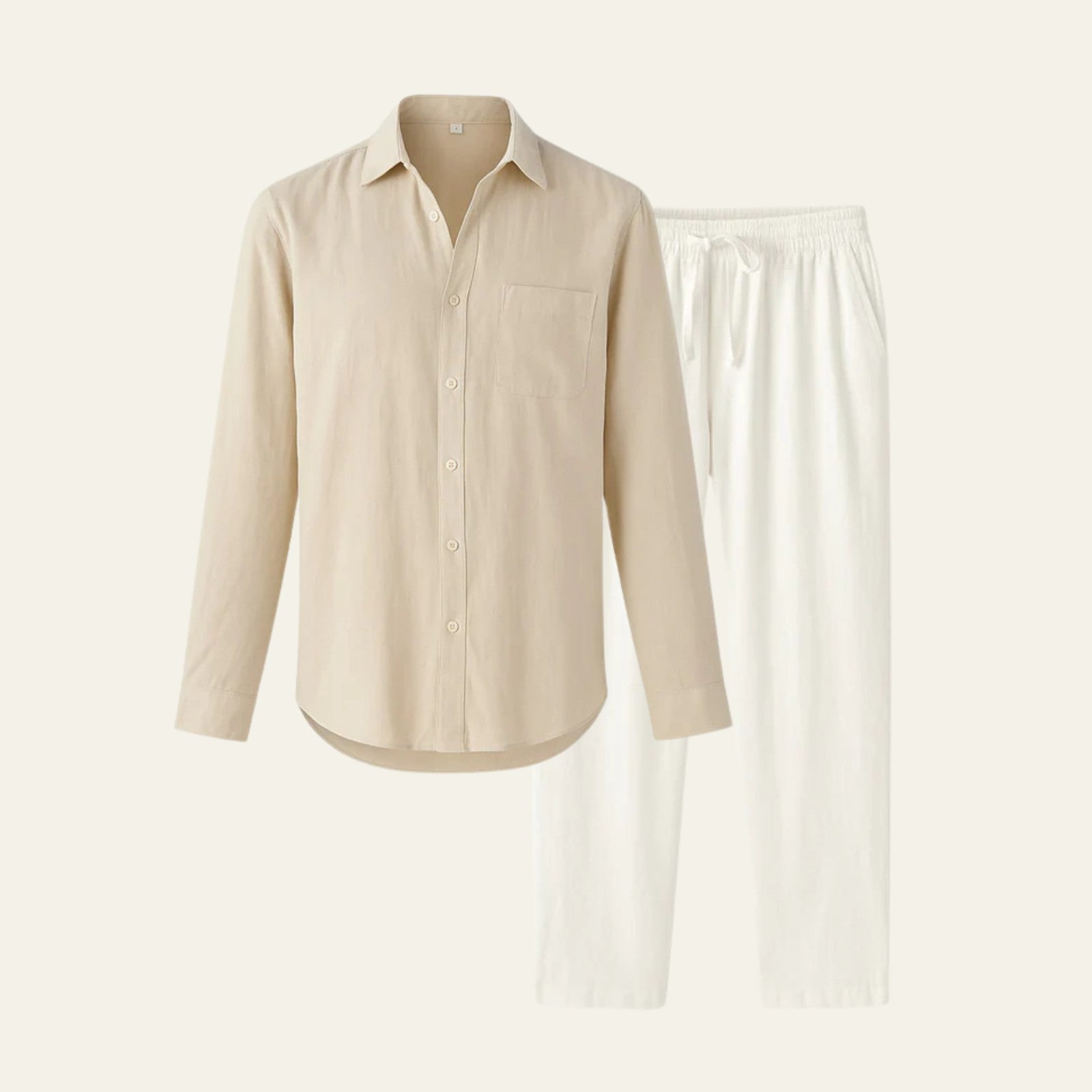 The Kyoto Linen Tailored Pantalon Set