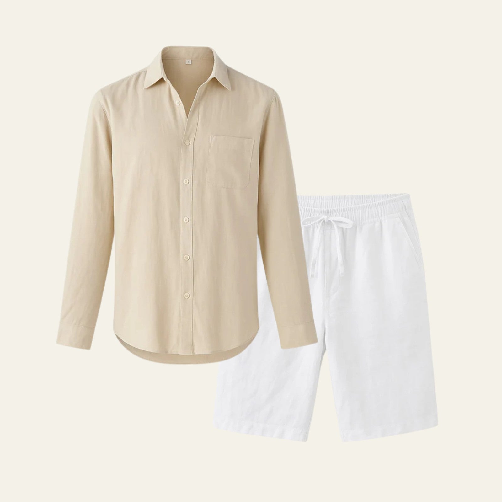 The Casablanca Linen Premium Shorts Set