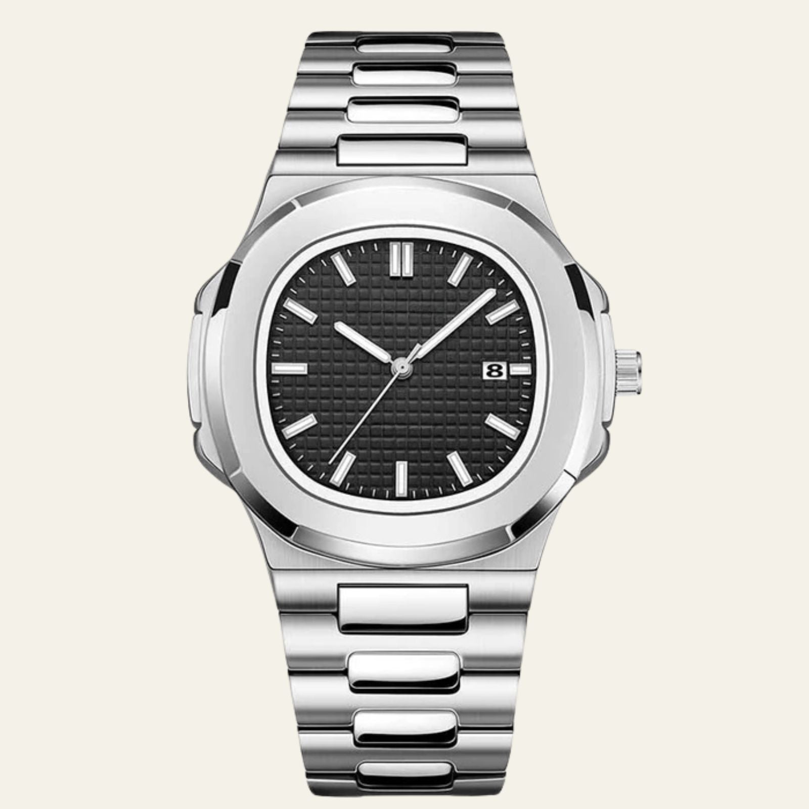 The Riviera Quartz Steel Watch