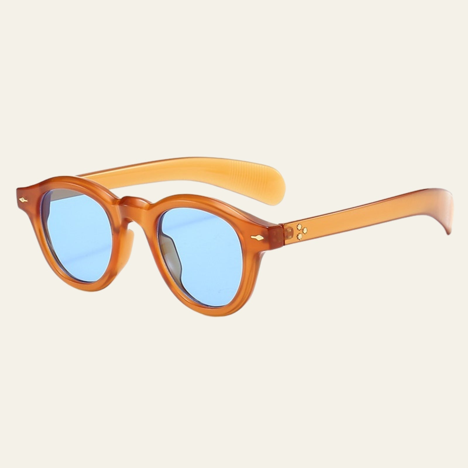 The Sorrento Round Acetate Sunglasses