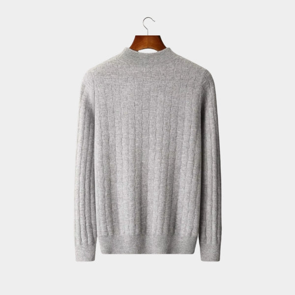 The Bergen Merino Wool Mock Neck Sweater