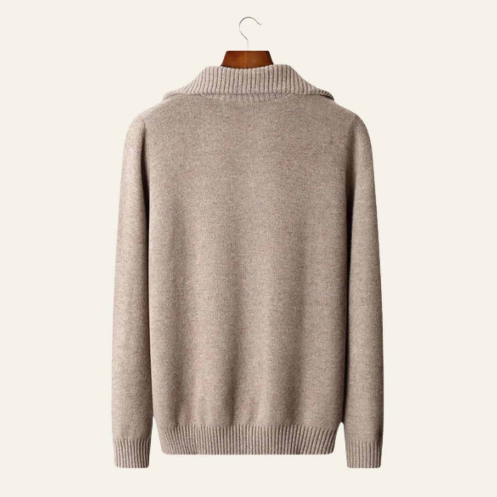 The St. Moritz Merino Wool Quarter Zip Sweater