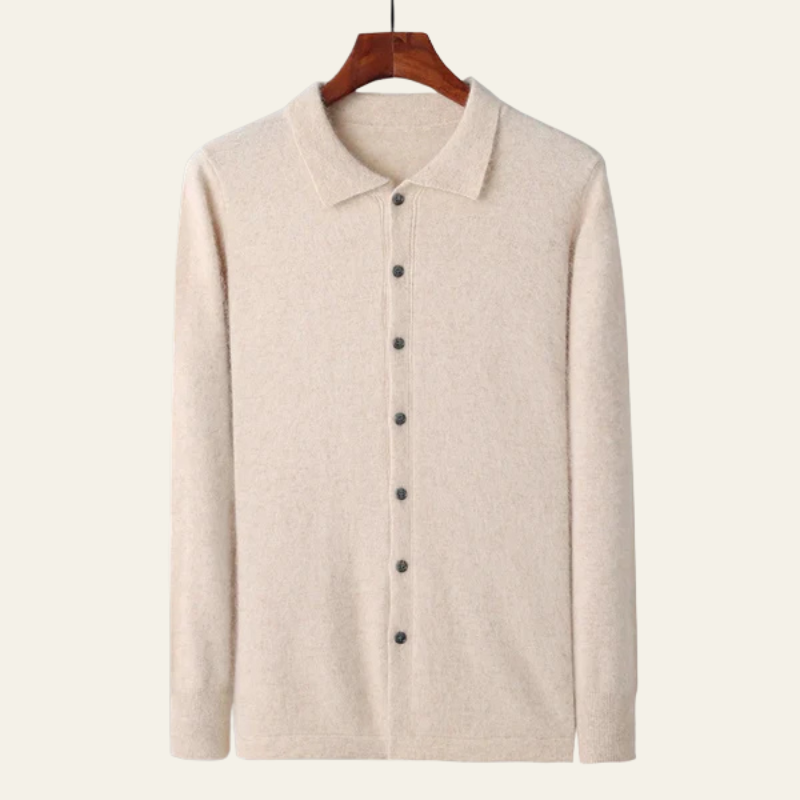 The Aspen Cashmere Knit Shirt