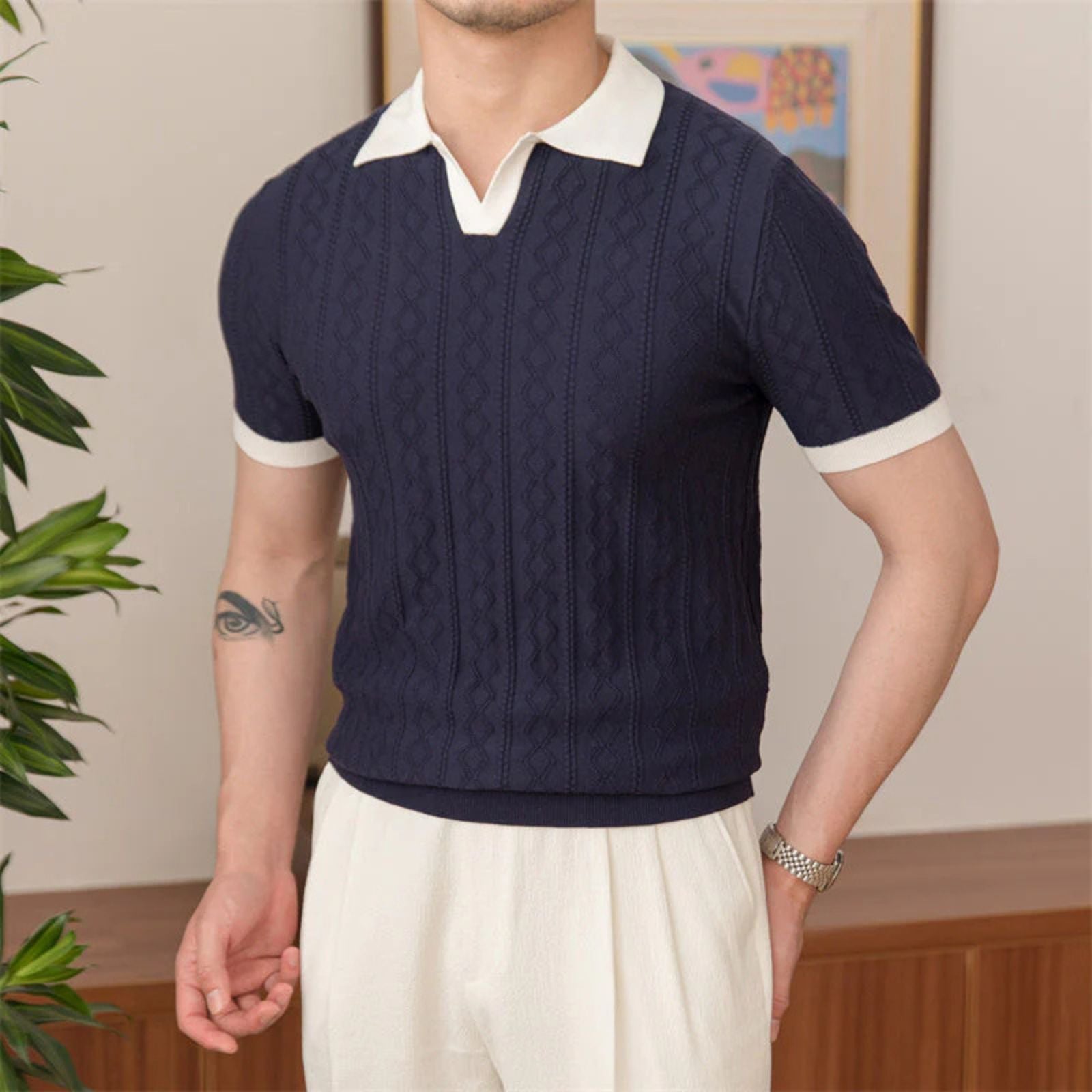 The Marseille Lyocell Knit Polo