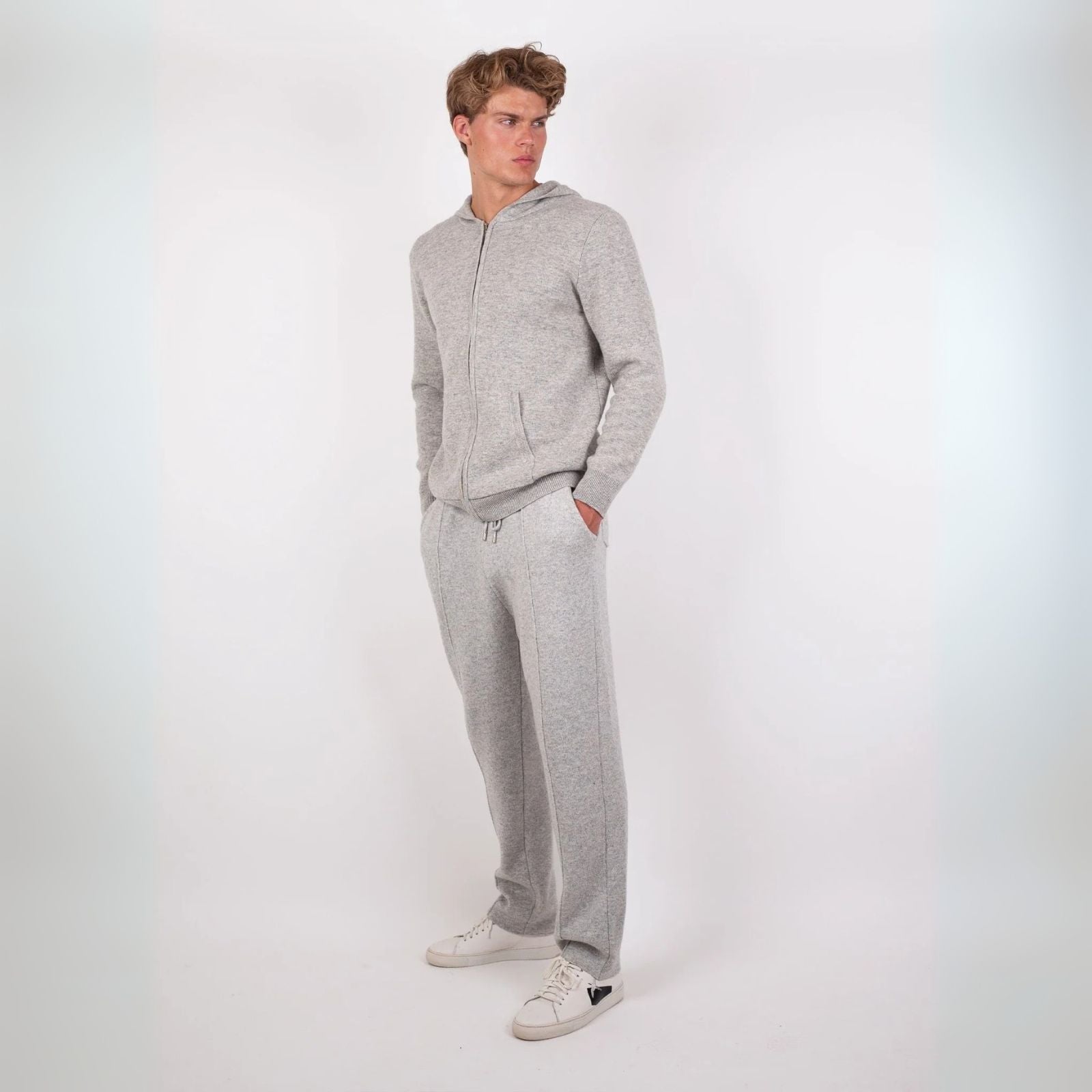 The Lucerne Merino Wool Zip-Up Comfort Set