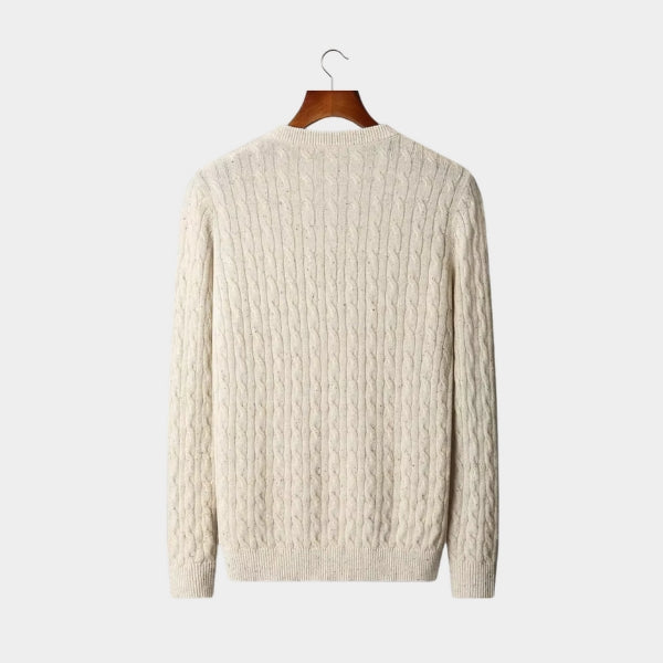 The Verbier Merino Wool Cable Sweater