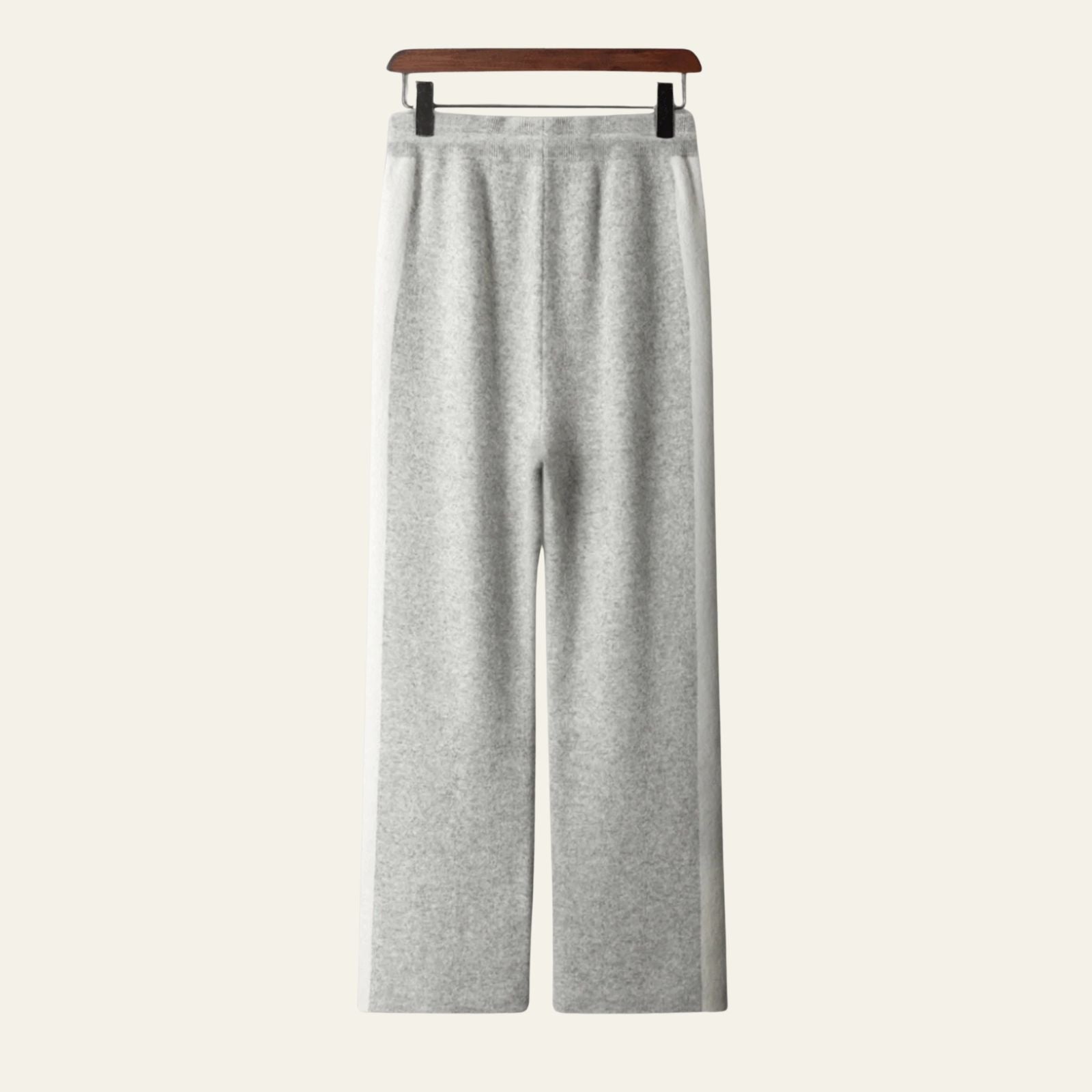 The Riviera Merino Wool Striped Straight-Leg Pant